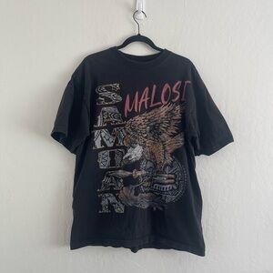 Y2K Shaka Wear Super Max Heavy Cotton Eagle Graphic Tee Samoa Malosi Lil USA XL